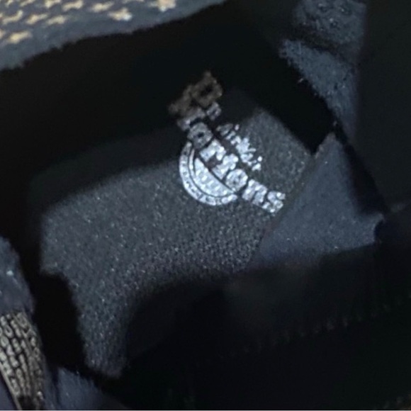 Dr. Martens Black Suede Metallic Star Boots - Picture 10 of 10